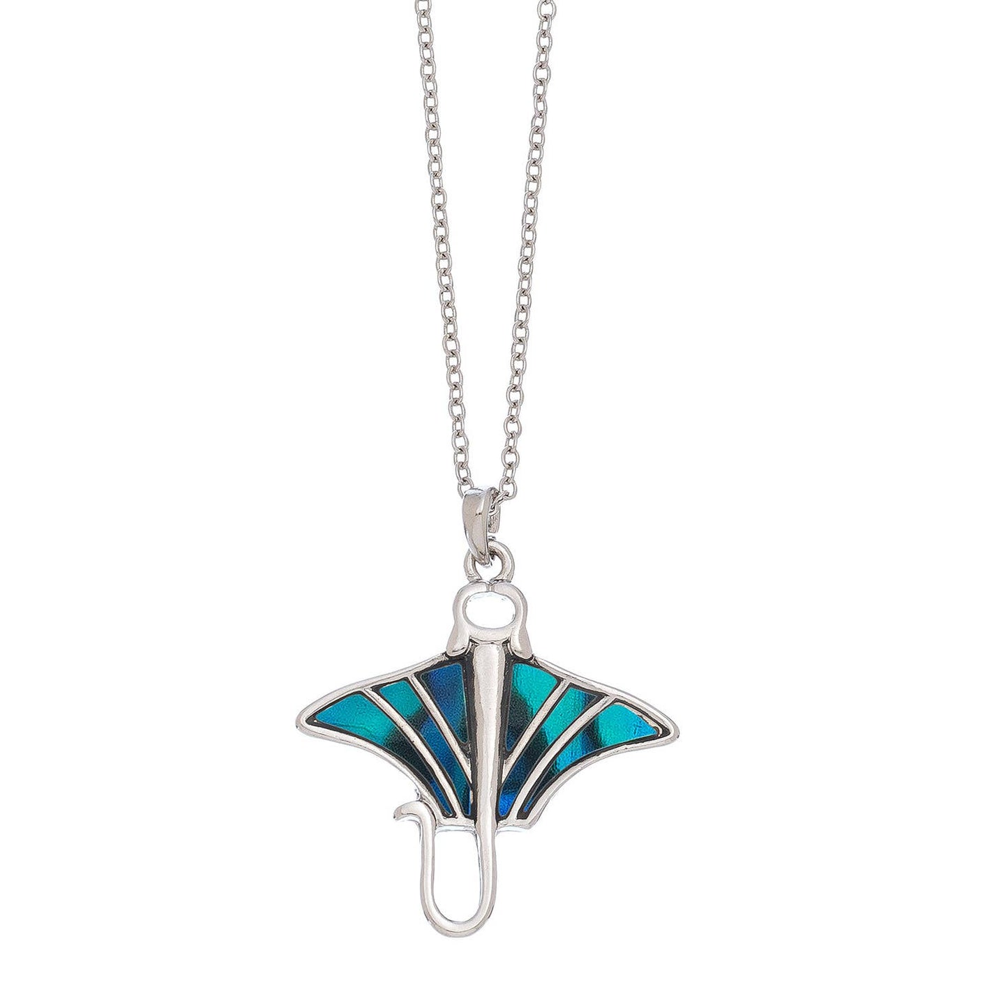 Abalone Shell Pendant Necklace Beach Jewelry