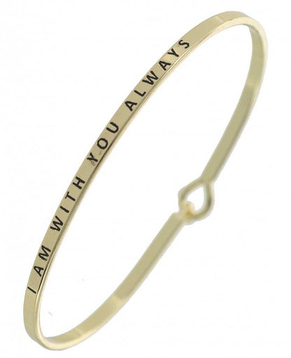 I AM WITH YOU ALWAYS Bangle