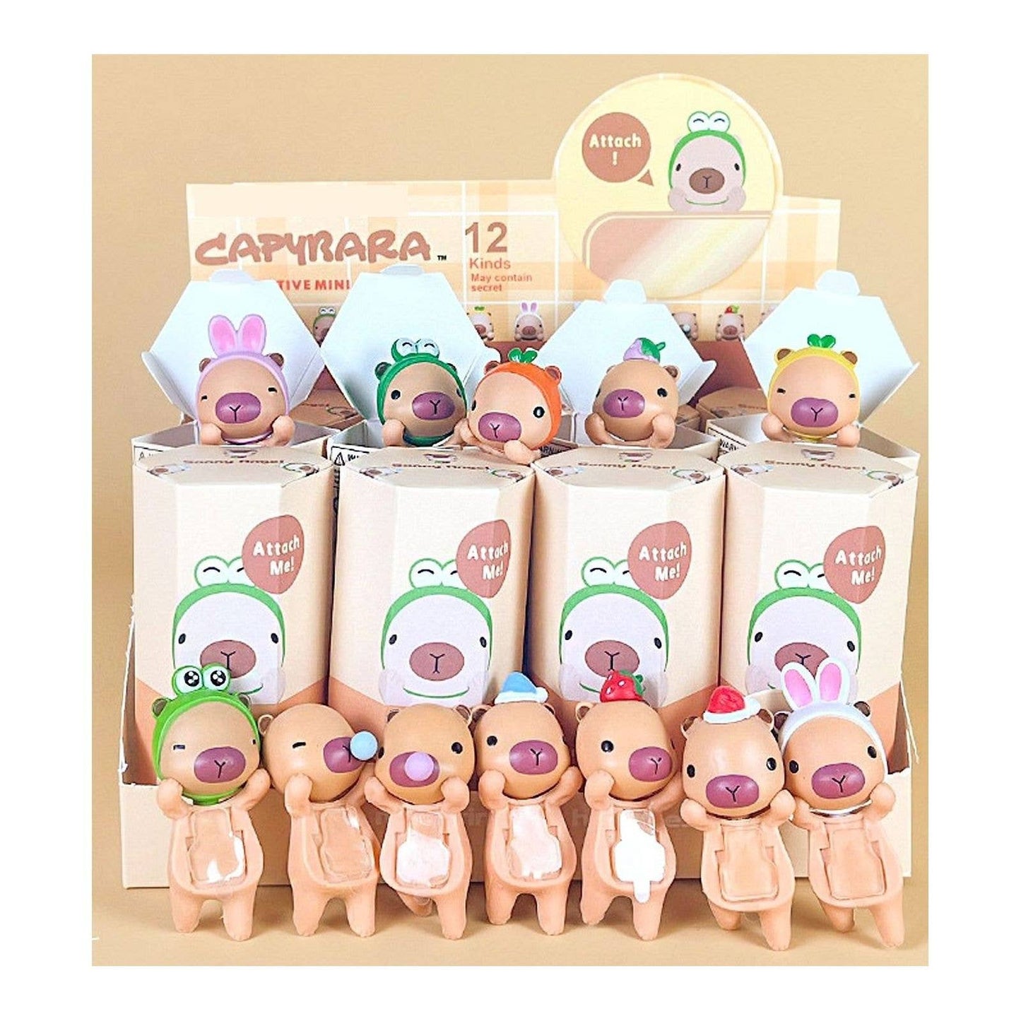 Capybara Mystery Box Phone Attachment Figure