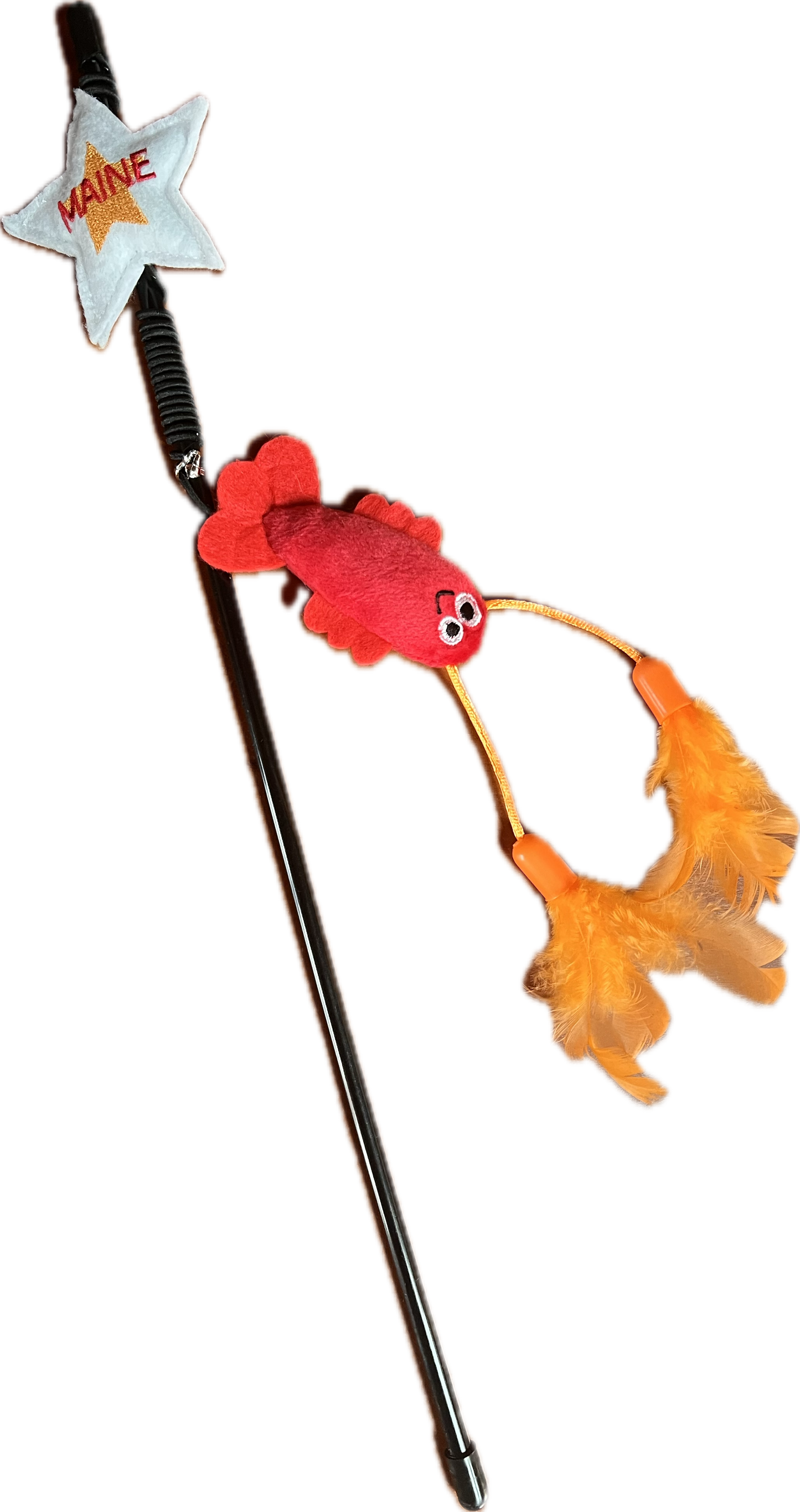 Maine Lobster Cat Wand toy