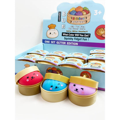 Cute Mini Dumpling Squishy with Steamer