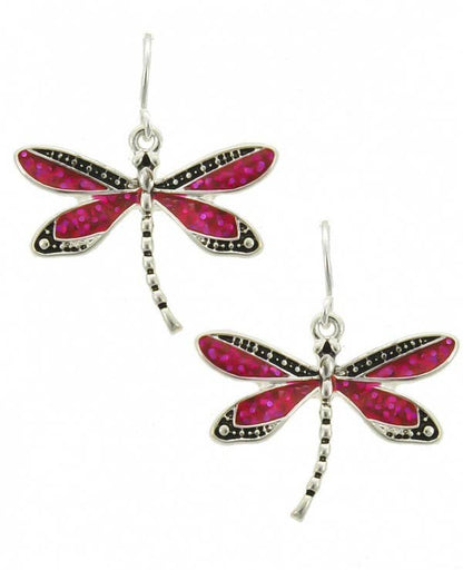 Glitter Dragonfly Earrings