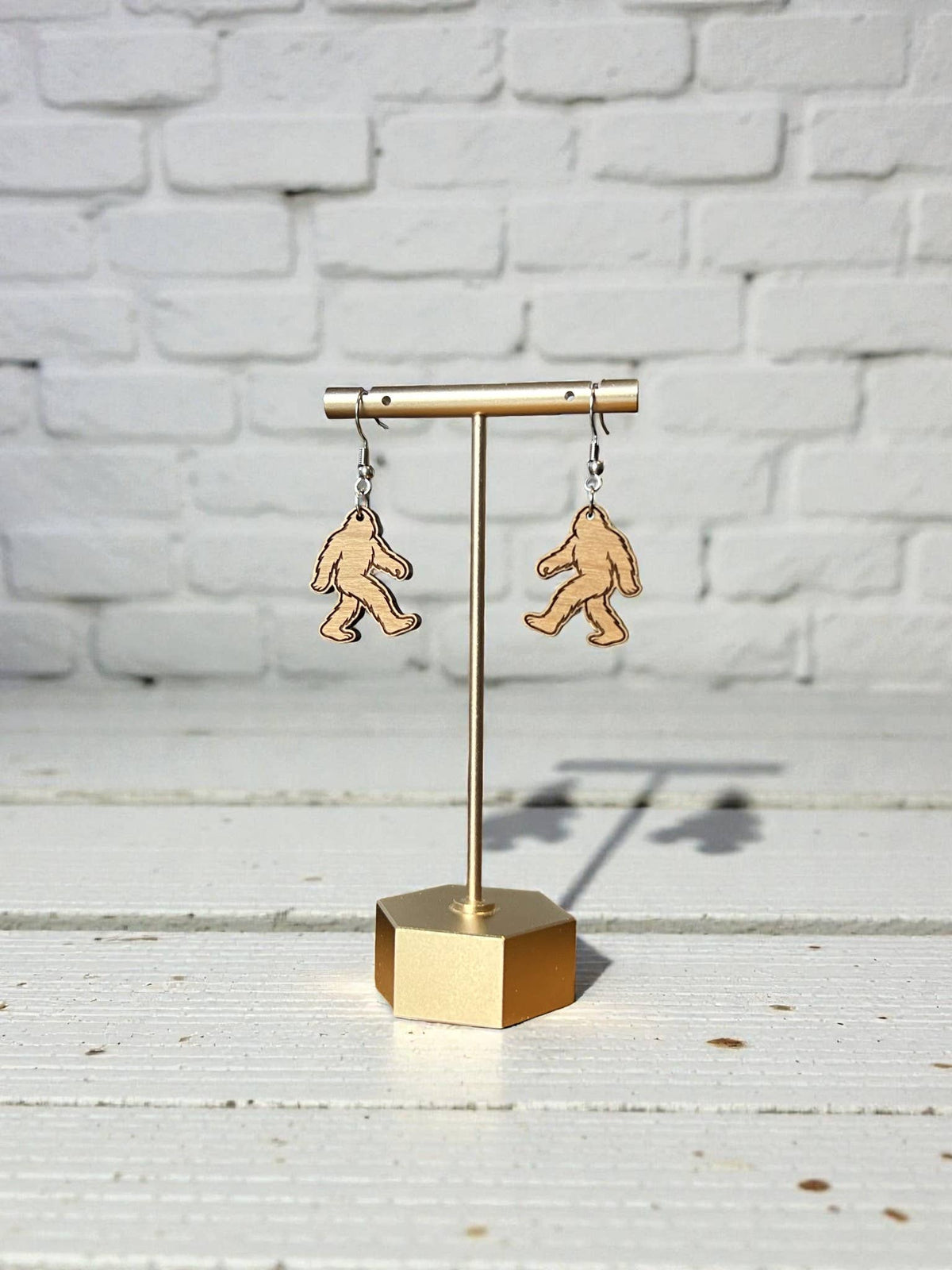 Bigfoot Sasquatch Handmade Earrings