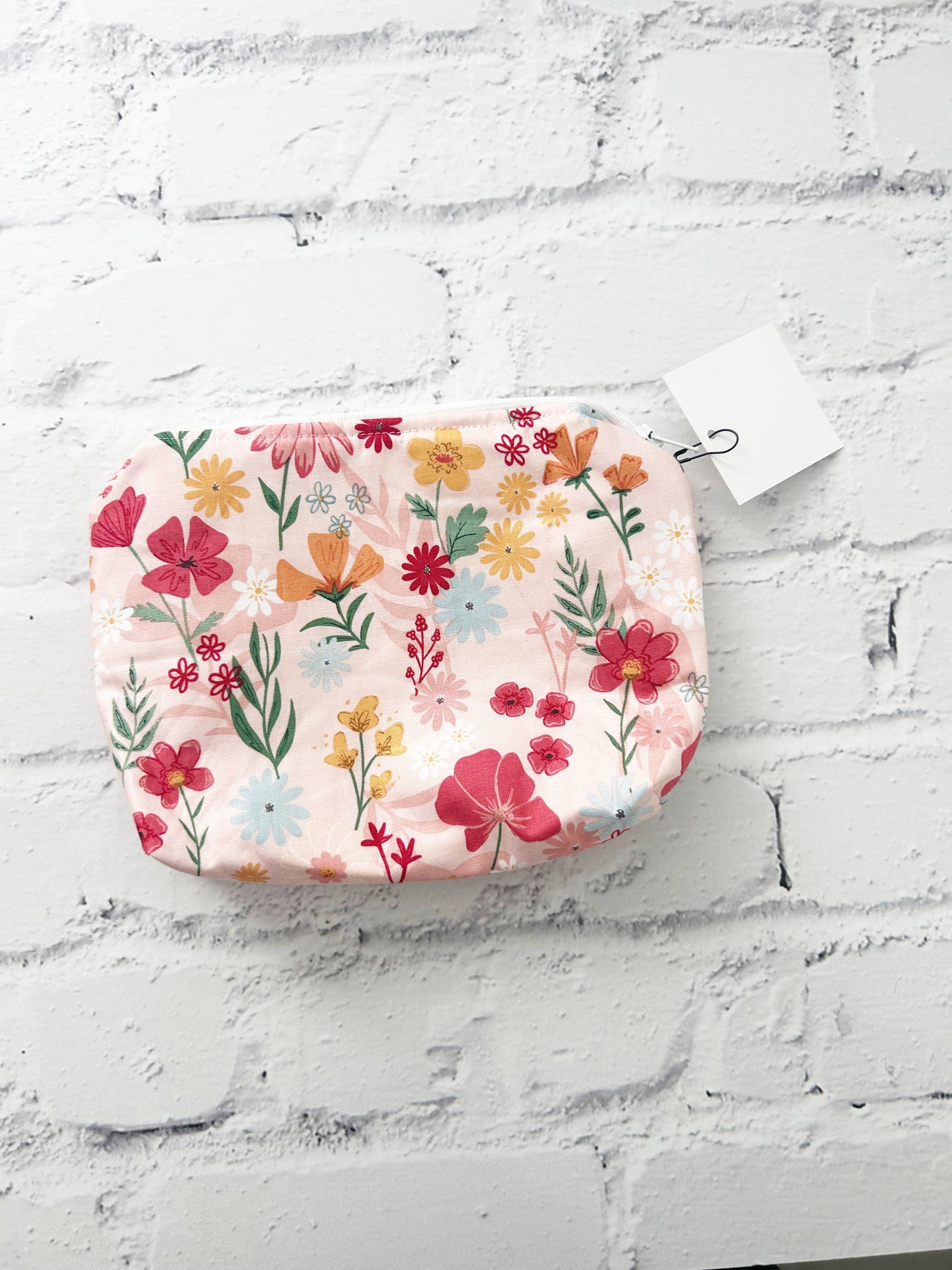 Small Cosmetics Bag-Spring Floral