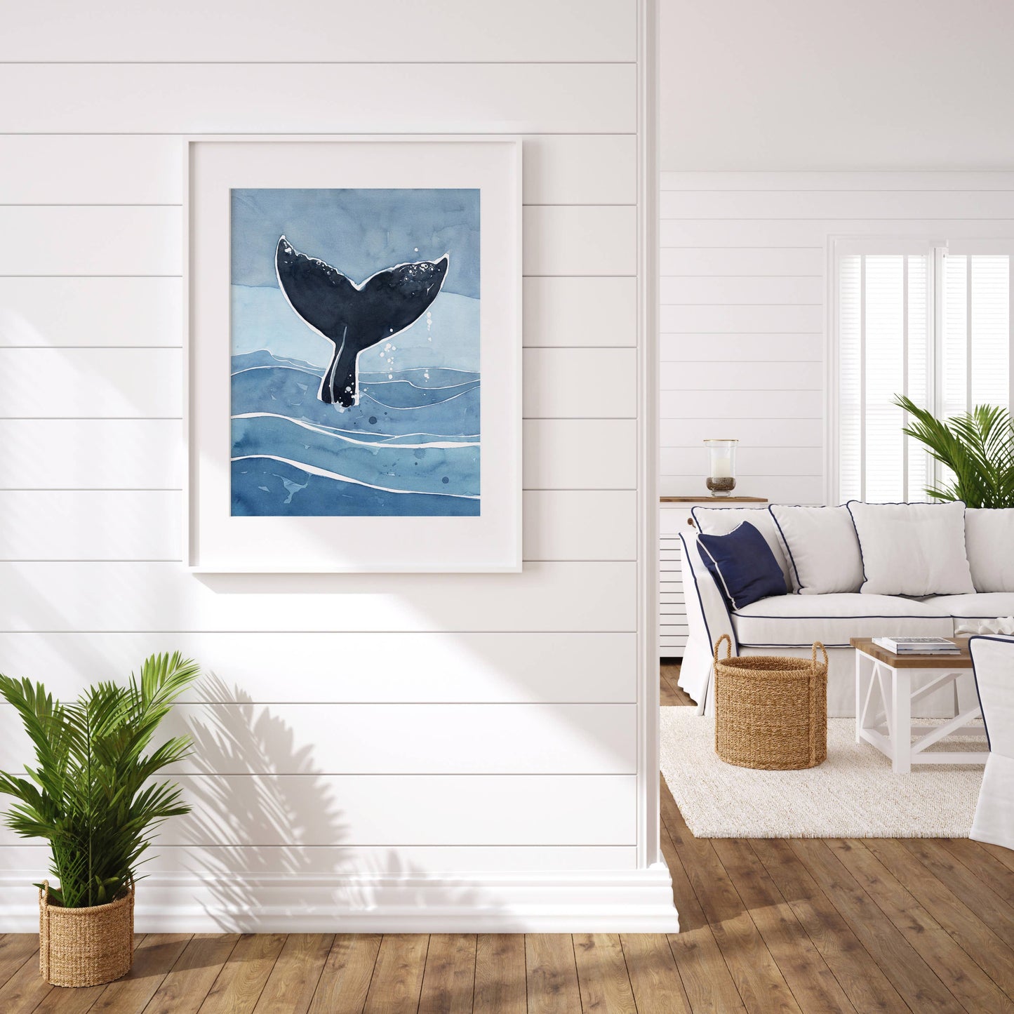 Whale Tail Art Print