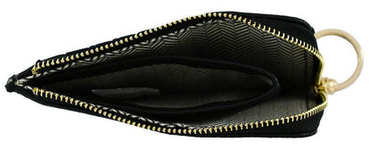 Small Faux Leather Card Holder Wallet