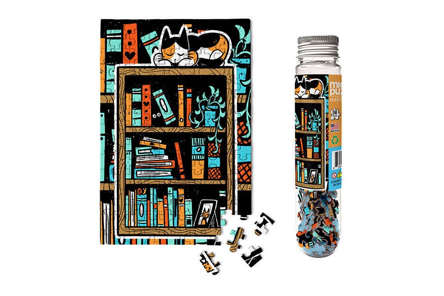 Paws N' Pages - Bookstore Micro Puzzle