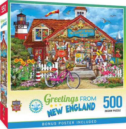 Greetings From New England - 500 Piece Puzzle