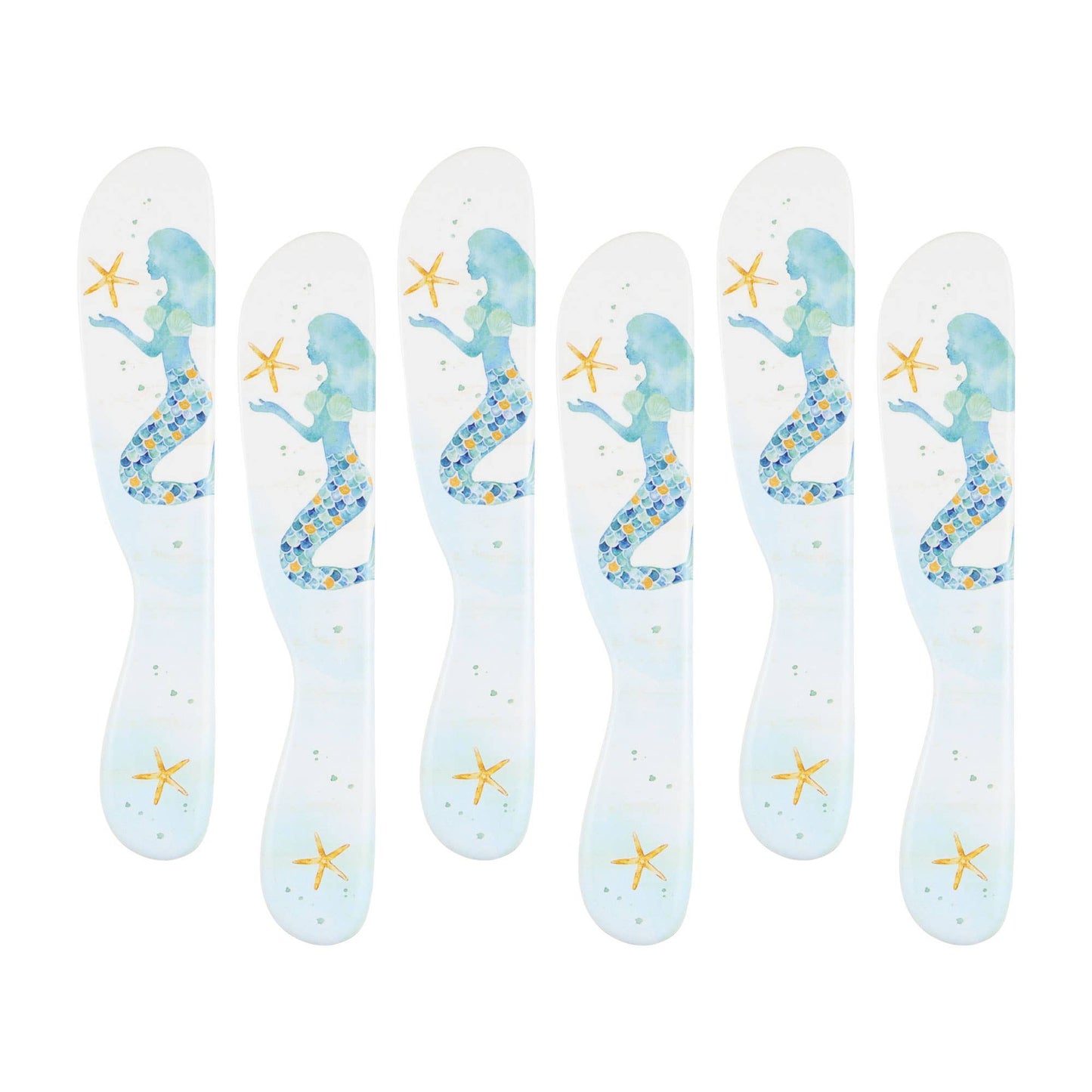 Mermaid Melamine Cheese Spreader