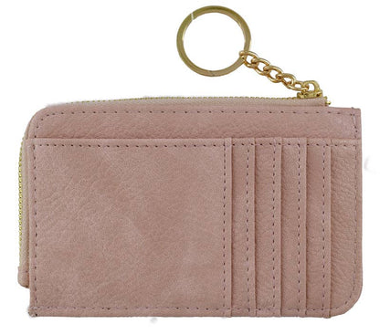 Small Faux Leather Card Holder Wallet