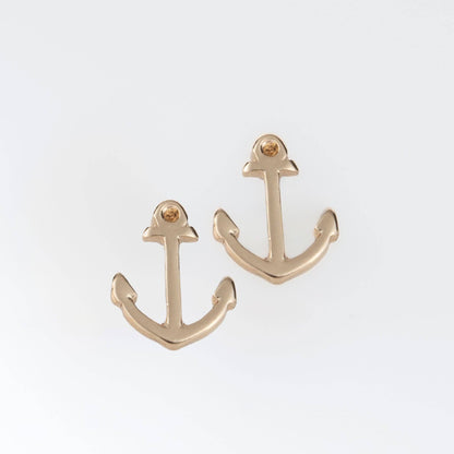 Delicates Stud Bud Anchor Earrings Beach Jewelry