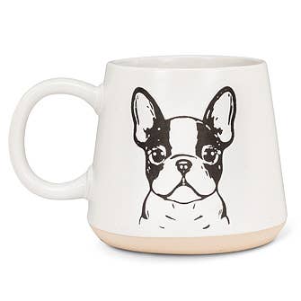 Oversized Mug with Boston Terrier