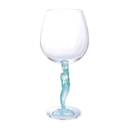 Mermaid 17oz Acrylic Plastic Wine Glass