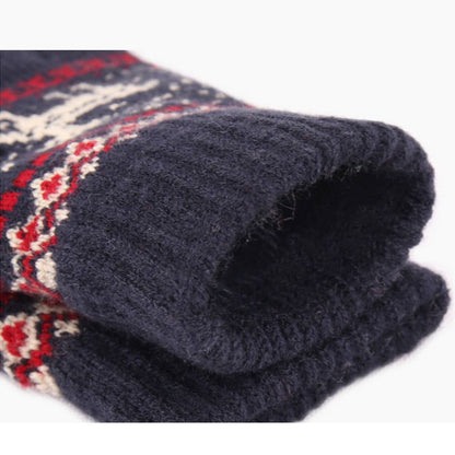 Reindeer  KNITTED WARM TOUCH SCREEN GLOVES