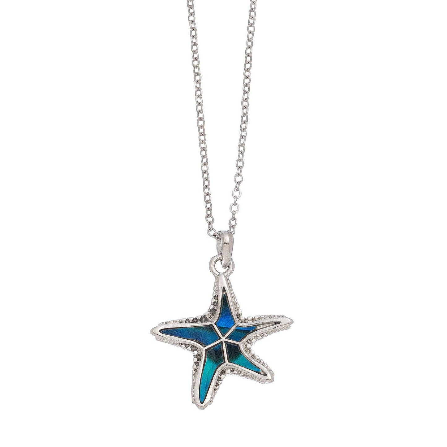 - Abalone Shell Starfish Pendant Necklace Beach Jewelry