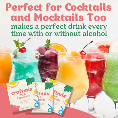Pink Lemonade Cocktail / Mocktail Mixer -