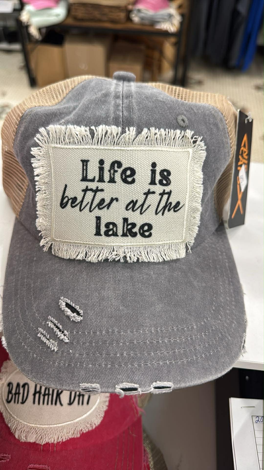 Women Life is better at the lake hat