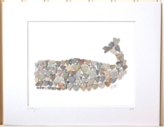 Coastal art | Whale art print