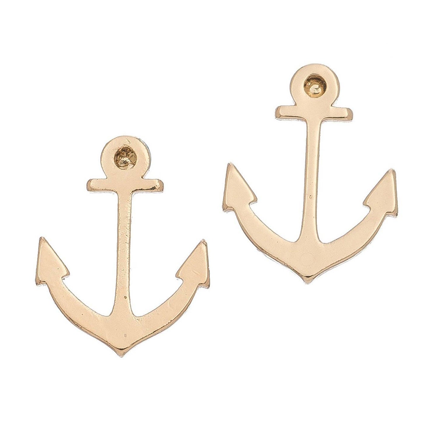 Delicates Stud Bud Anchor Earrings Beach Jewelry