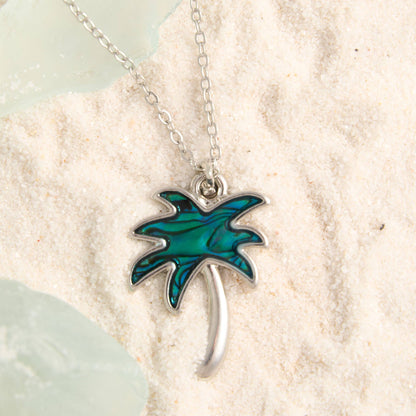 Abalone Shell Pendant Necklace Beach Jewelry