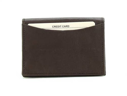 Lambskin Business Card Case Style : BCC401A Brown