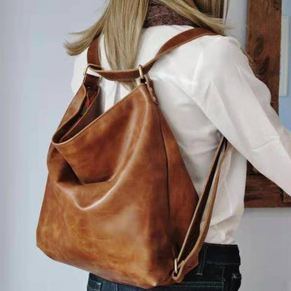 HANDBAG LEATHER BACKPACK FOR WOMEN