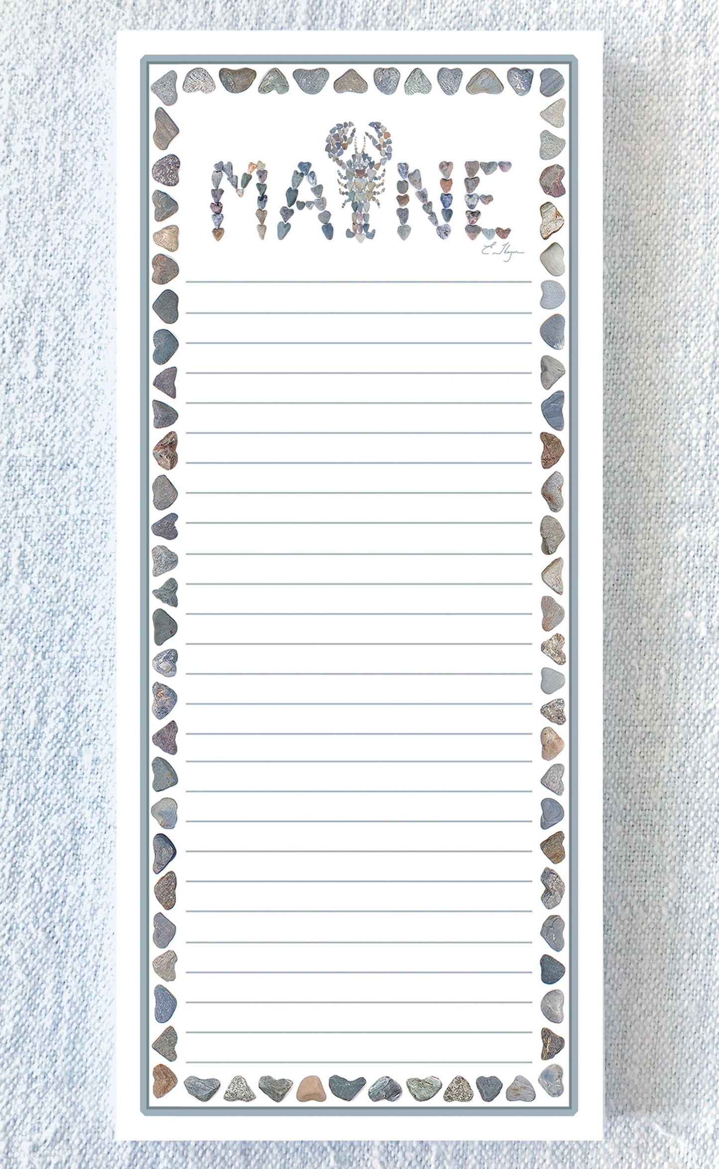 Destination | Maine with lobster notepads