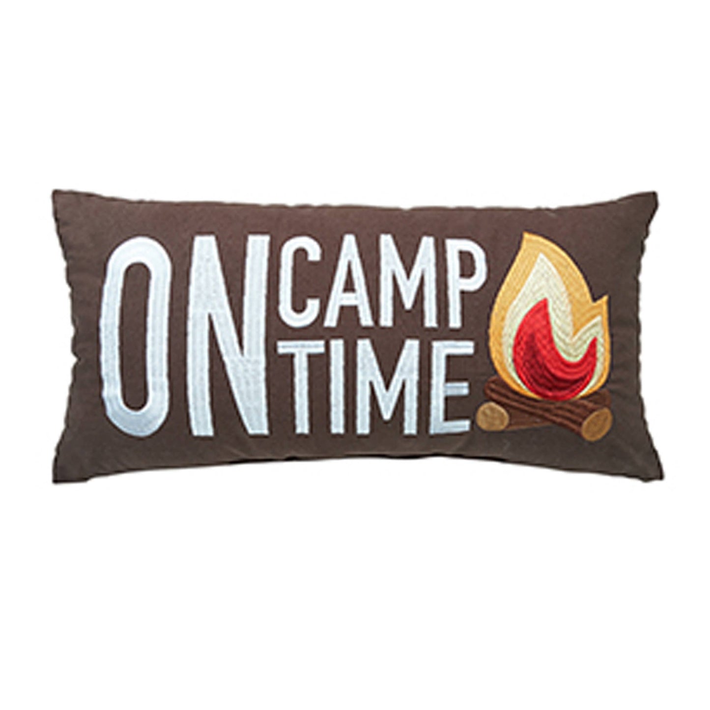 Cabin On Camp Time Throw Pillow