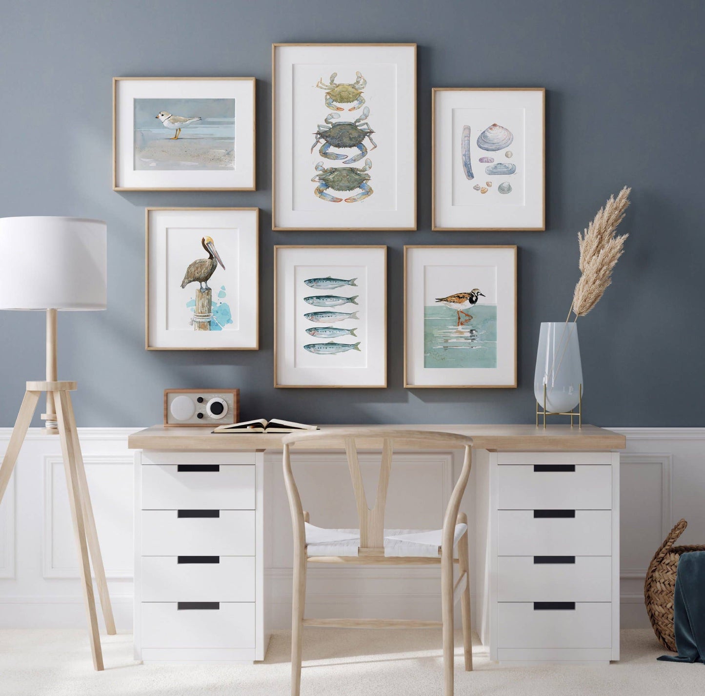 Piping Plover Beach Art Print, Coastal Décor