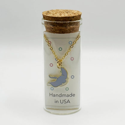 Under The Sea Charm Necklace in a Bottle - 16 Inch