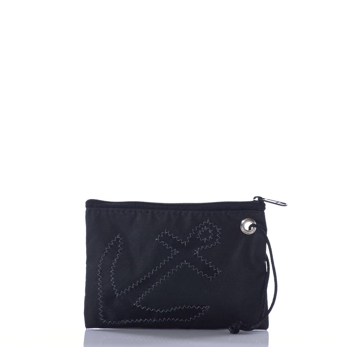 Black-on-Black Anchor Wristlet
