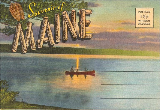 Magnet Postcard Folder, Maine