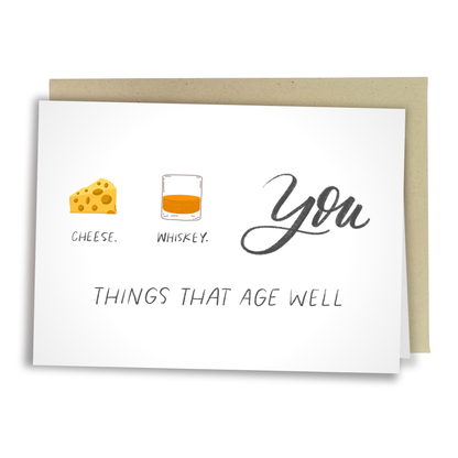 Things That Age Well - Funny Birthday Card