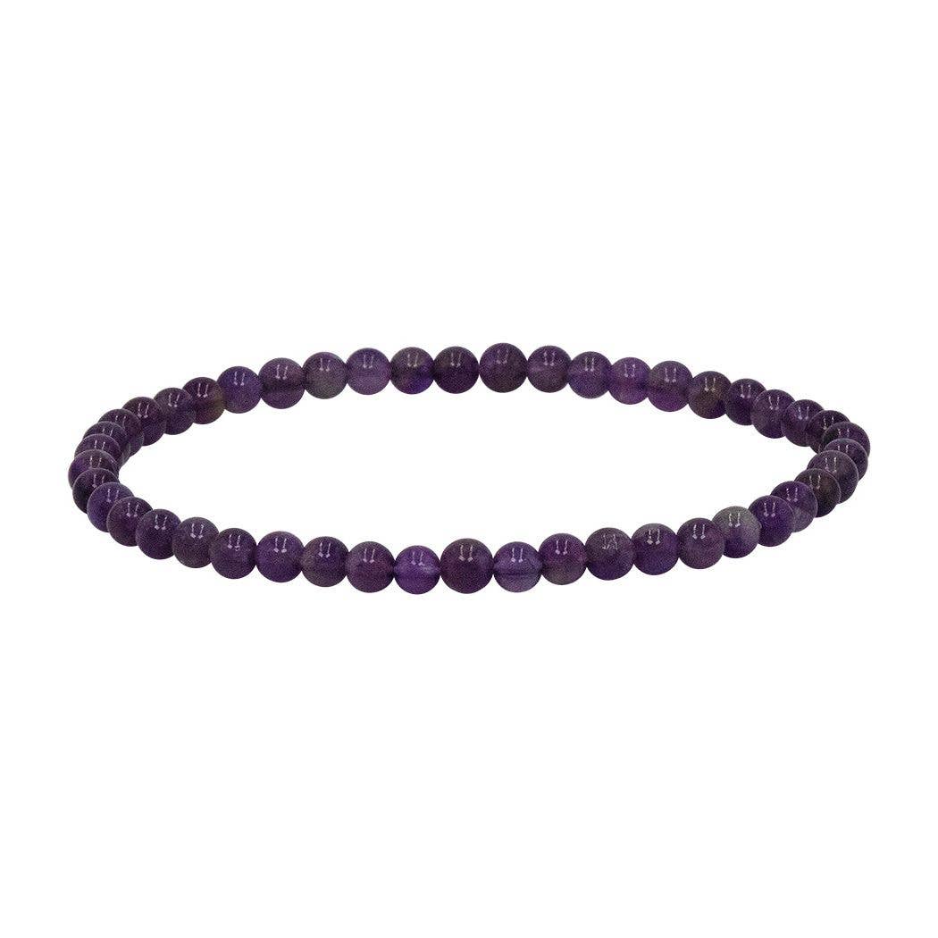 Mini Gemstone Beaded Stretch Bracelets