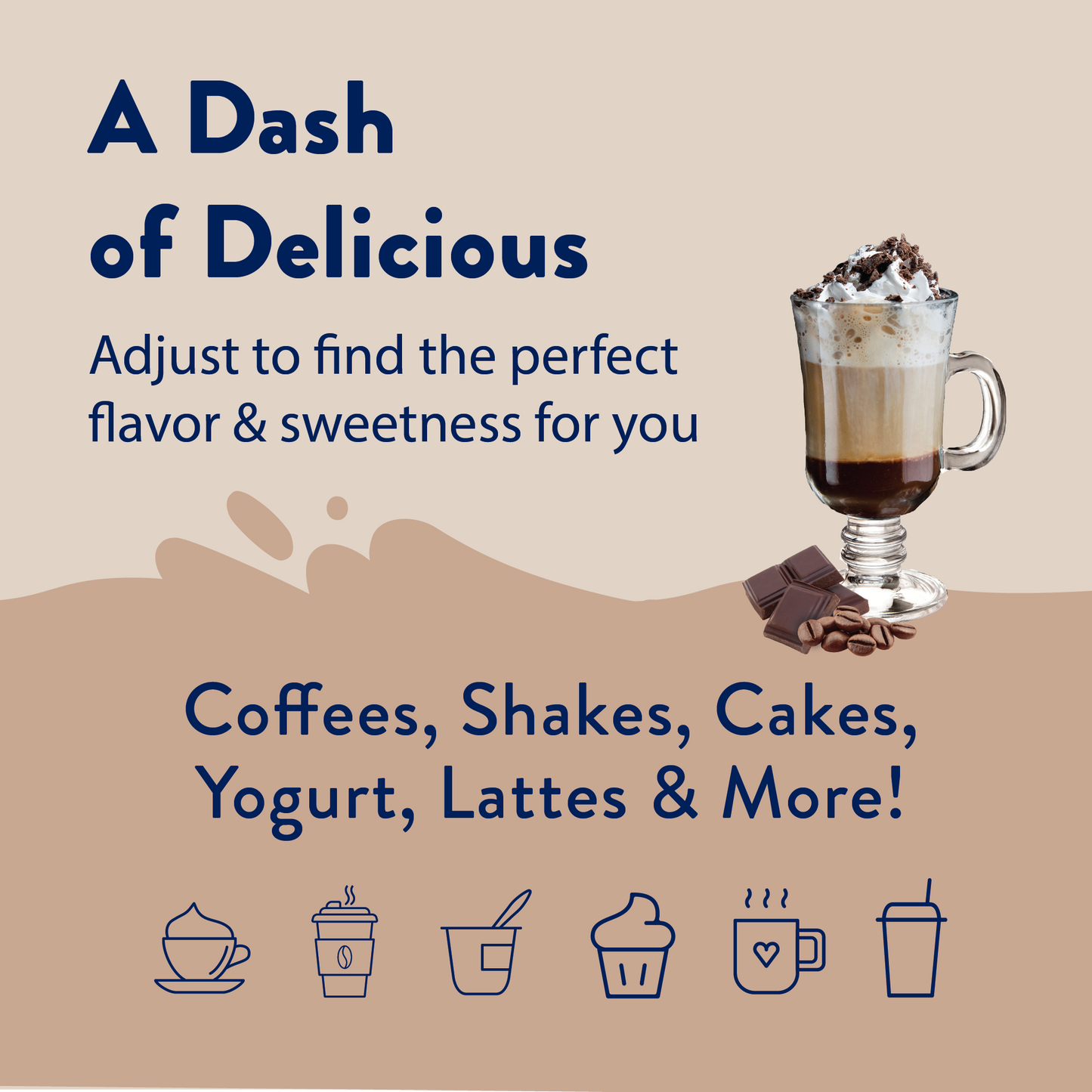 Sugar Free Salted Dark Chocolate Espresso Syrup