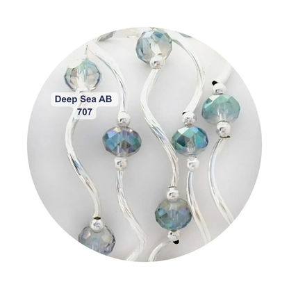 Classic Crystal Beaded Stretch Bracelets