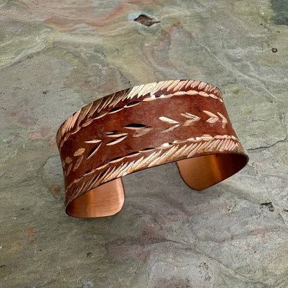 Patina Terracotta Lace Cuff