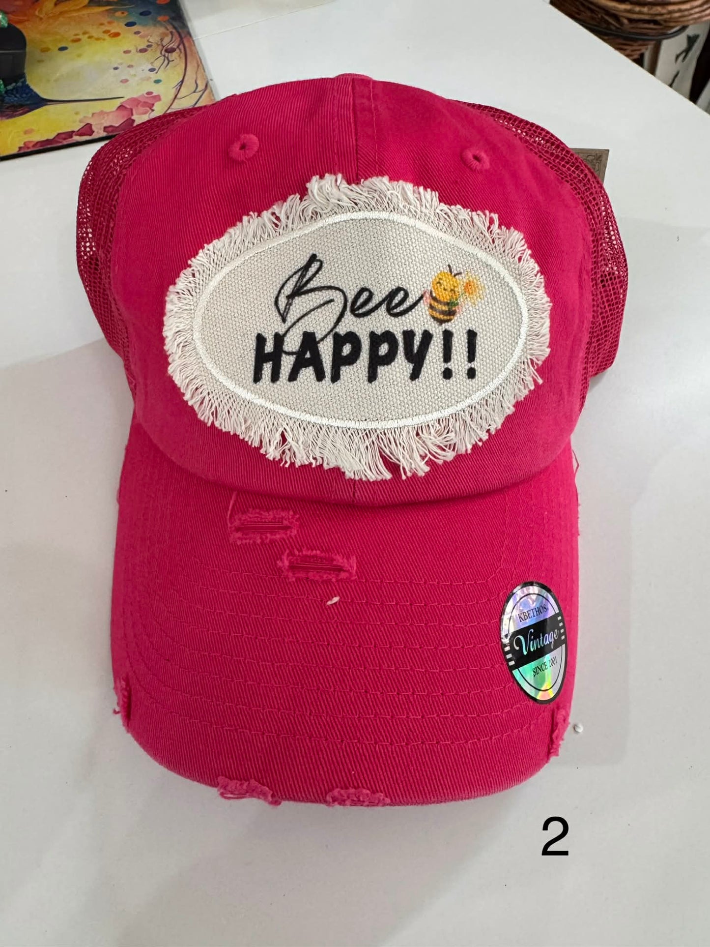 Women Distressed Hat