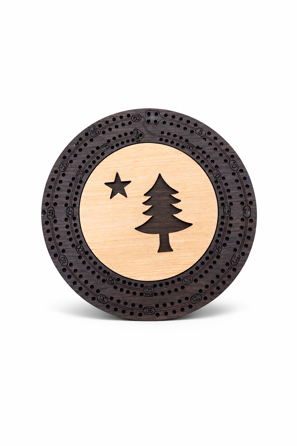 1900's Maine Flag Travel Cribbage Board