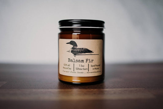 LOON amber natural soy candle-Cranberry Woods