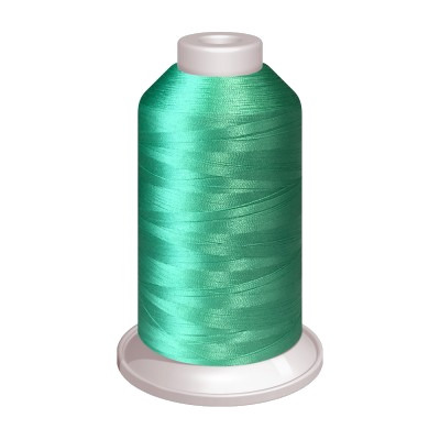 Embroidered Sage Tea Towel Flour Sack