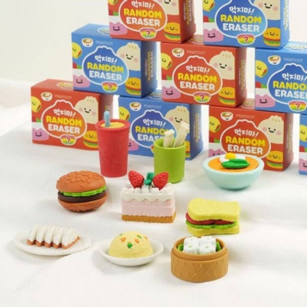 Miniature snackfood Mystery Eraser Box