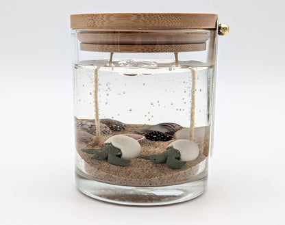 Sea Turtle Hatchling Ocean Gel Candle