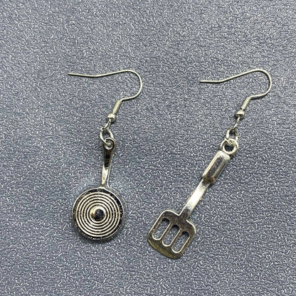 Poached Egg Kitchenware Dangle Earrings