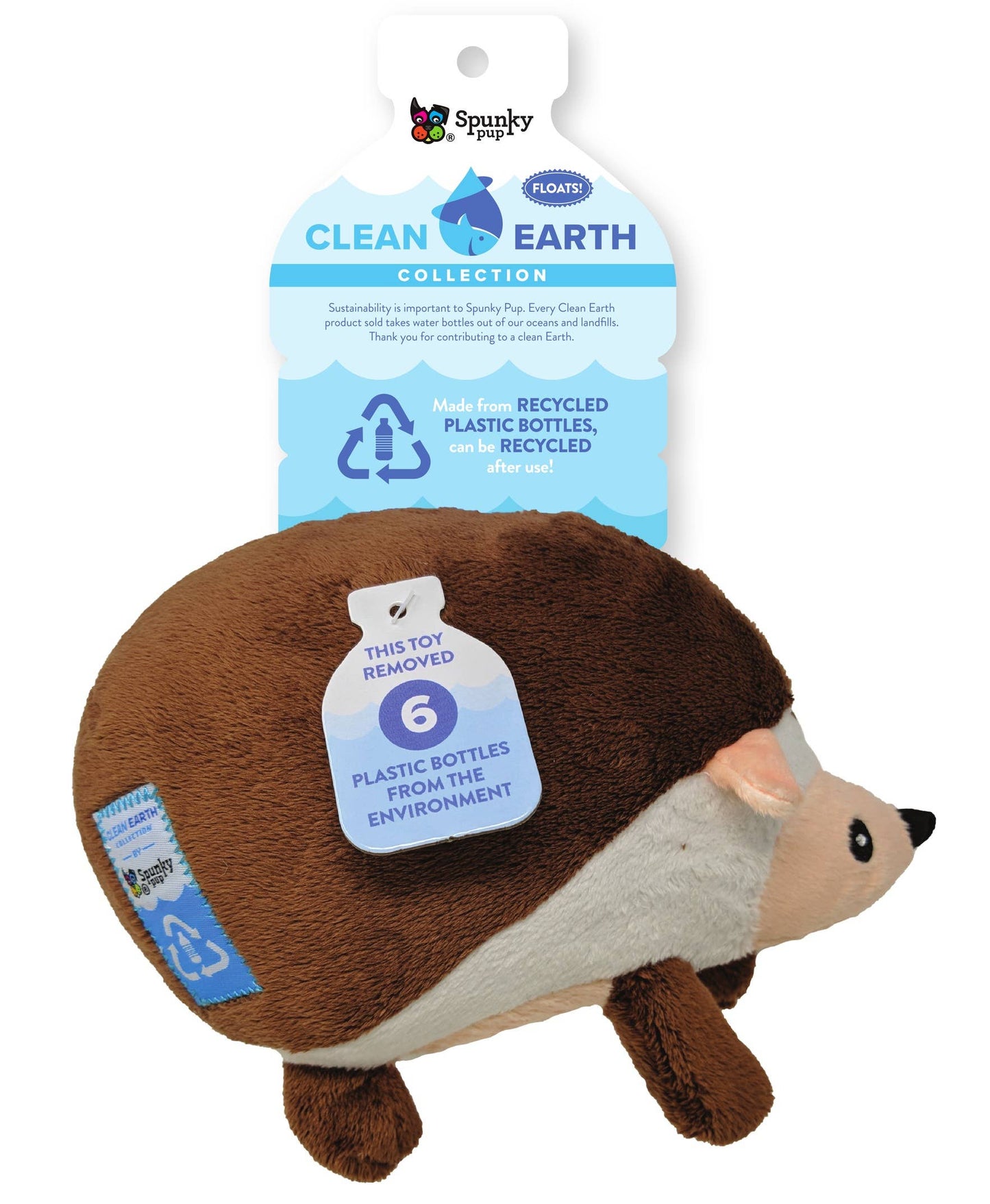 Clean Earth Recycled Plush Dog Toys - 100% Sustainable