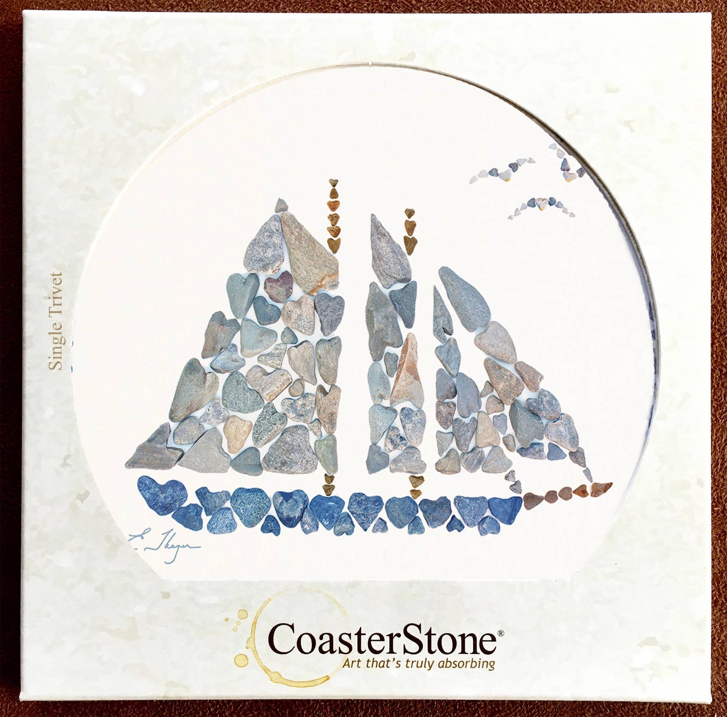 Coastal trivets | Schooner trivets | Sailboat hotplate
