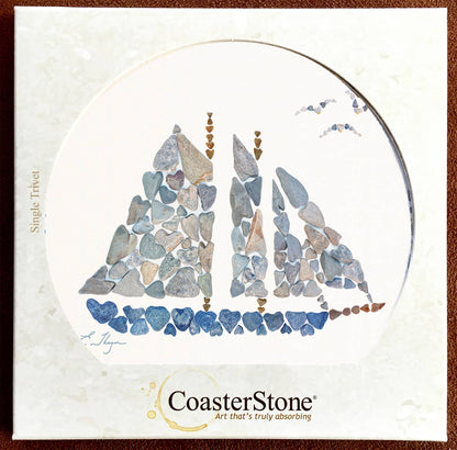 Coastal trivets | Schooner trivets | Sailboat hotplate