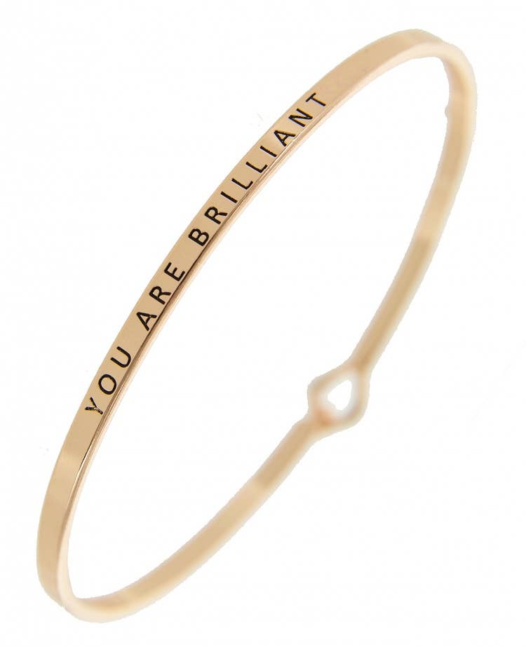 YOU ARE BRILLIANT_3mm Bangle