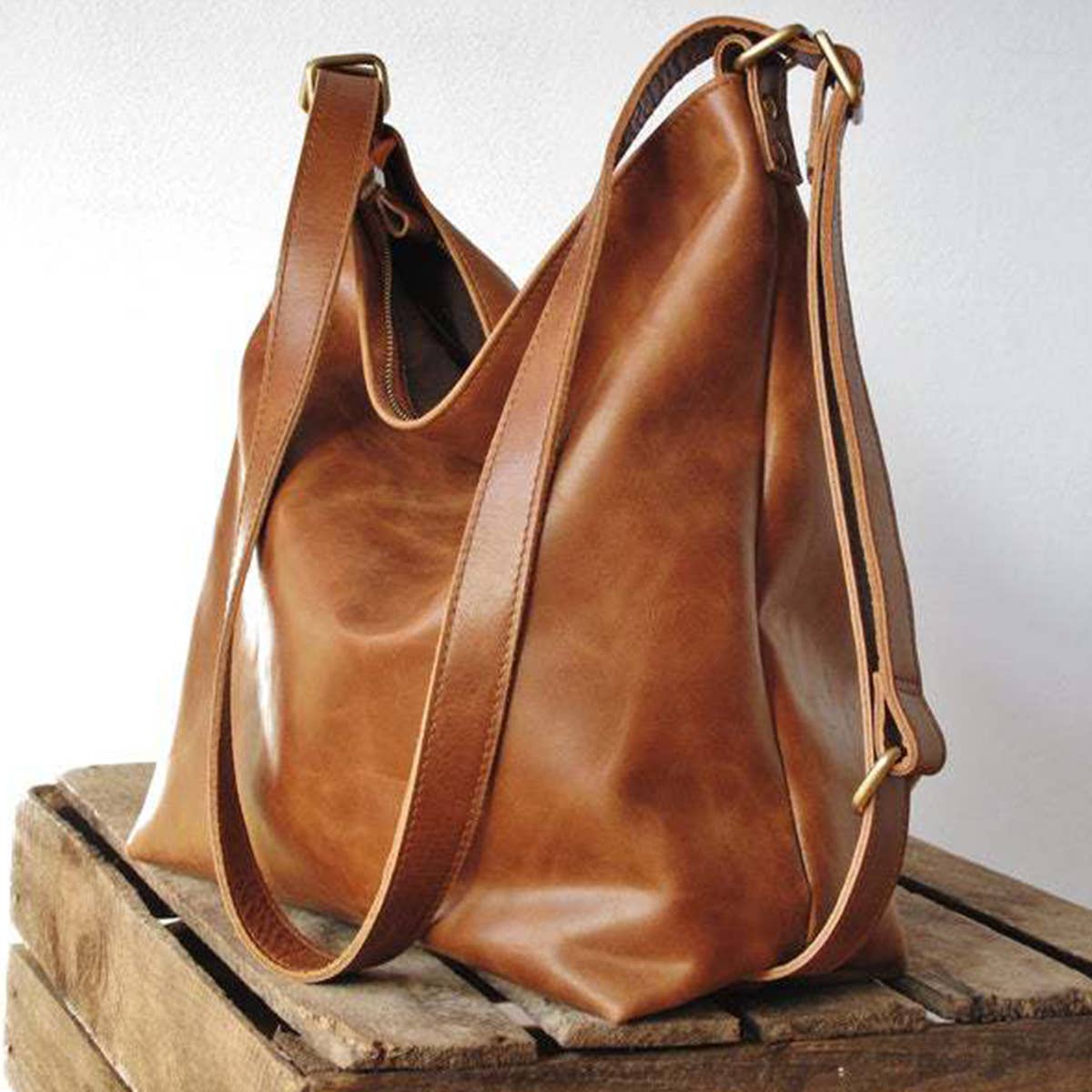 HANDBAG LEATHER BACKPACK FOR WOMEN