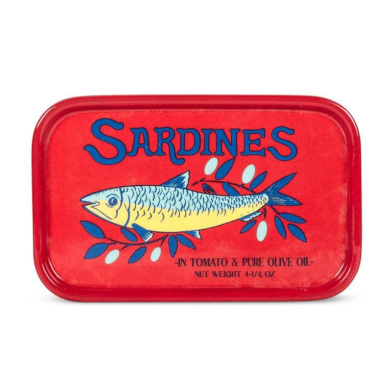 Sardine Rectangle Plate-3 Assorted-4.5x6.5"L